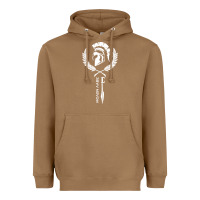 Toasted Coconut sparta krieger fitness   molon labe Heavyweight Hoodie - artisFamous