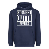 Navy straight outta refills funny pharmacy technician pharmacist Heavyweight Hoodie - artisFamous