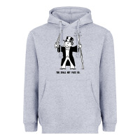 Heather Grey you shall not pass go Heavyweight Hoodie - artisFamous