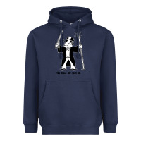 Navy you shall not pass go Heavyweight Hoodie - artisFamous