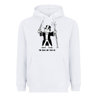 White you shall not pass go Heavyweight Hoodie - artisFamous