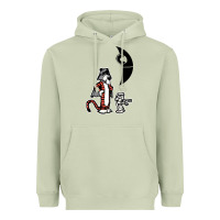 Matcha hobbes and calvin Heavyweight Hoodie - artisFamous