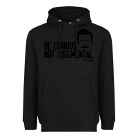 Black be curious not judgemental Heavyweight Hoodie - artisFamous