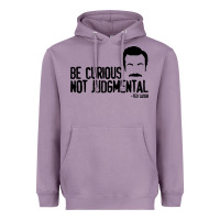 Lavender be curious not judgemental Heavyweight Hoodie - artisFamous
