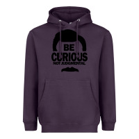 Plum be curious not judgmental Heavyweight Hoodie - artisFamous