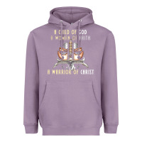 Lavender child of god woman of faith warrior of christ Heavyweight Hoodie - artisFamous