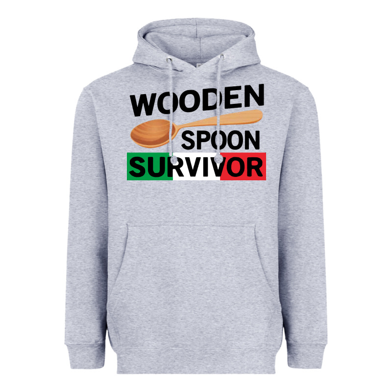 Funny Wooden Spoon Survivor Heavyweight Hoodie by artisFamous | Teevron