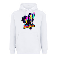 White scream horror movie Heavyweight Hoodie - artisFamous