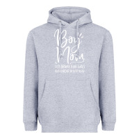 Heather Grey boy mom less drama than girls but harder to Heavyweight Hoodie - artisFamous