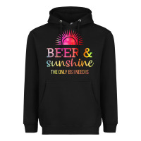 Black the only bs i need is beer sunshine Heavyweight Hoodie - artisFamous