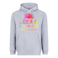 Heather Grey the only bs i need is beer sunshine Heavyweight Hoodie - artisFamous