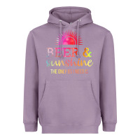 Lavender the only bs i need is beer sunshine Heavyweight Hoodie - artisFamous
