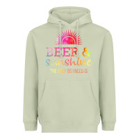 Matcha the only bs i need is beer sunshine Heavyweight Hoodie - artisFamous