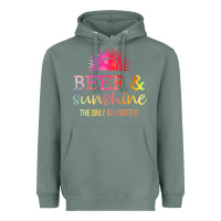 Sage the only bs i need is beer sunshine Heavyweight Hoodie - artisFamous