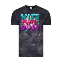 Cloud Black Wife mom boss Mother's Day Vintage Tee - FaDigitalArtStudio