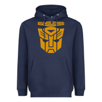 Navy bumblebee Heavyweight Hoodie - artisFamous