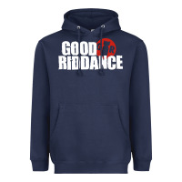 Navy good riddance Heavyweight Hoodie - artisFamous