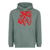 Sage lucifer calligraphy 2 Heavyweight Hoodie - artisFamous
