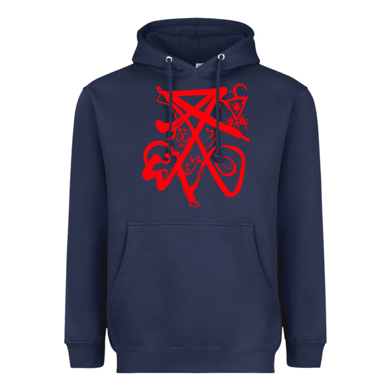 Lucifer Calligraphy 2 Heavyweight Hoodie by artisFamous | Teevron