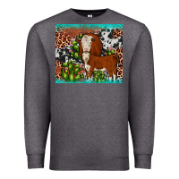 Charcoal Heather hereford cactus tumbler Premium Sweatshirt - JahusDesignShop