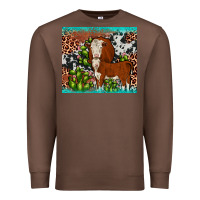 Chestnut hereford cactus tumbler Premium Sweatshirt - JahusDesignShop