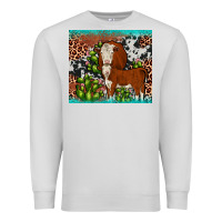 Dove Grey hereford cactus tumbler Premium Sweatshirt - JahusDesignShop