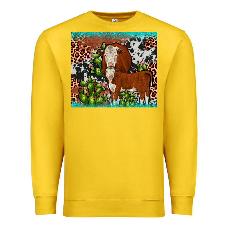 Hereford Cactus Tumbler Premium Sweatshirt by JahusDesignShop | Teevron