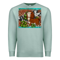 Seafoam hereford cactus tumbler Premium Sweatshirt - JahusDesignShop