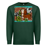 Sports Green hereford cactus tumbler Premium Sweatshirt - JahusDesignShop