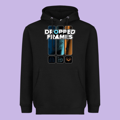 Dropped Frames Heavyweight Hoodie Designed By Artisfamous