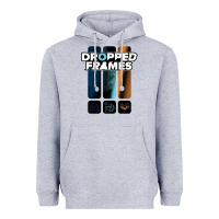 Heather Grey dropped frames Heavyweight Hoodie - artisFamous
