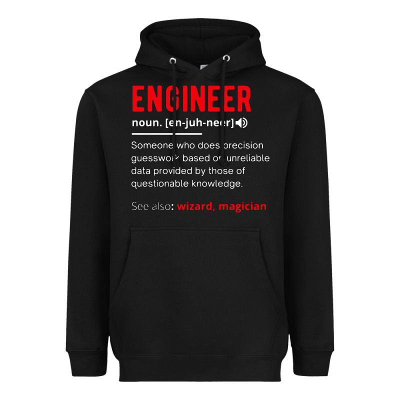 Engineer Definition Heavyweight Hoodie by artisFamous | Teevron