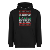 Black epstein didnt kill himself christmas Heavyweight Hoodie - artisFamous