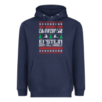 Navy epstein didnt kill himself christmas Heavyweight Hoodie - artisFamous