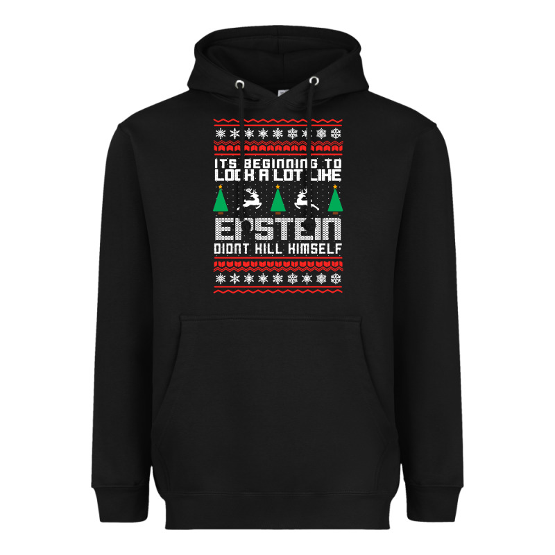Epstein Didnt Kill Himself Christmas Heavyweight Hoodie by artisFamous | Teevron