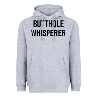 Heather Grey butthole whisperer Heavyweight Hoodie - artisFamous