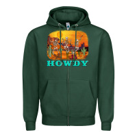 Sports Green western skeleton Zipper Hoodie - AdoDesignShop