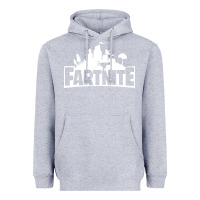 Heather Grey fartnite Heavyweight Hoodie - artisFamous