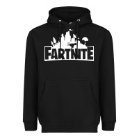 Black fartnite Heavyweight Hoodie - artisFamous