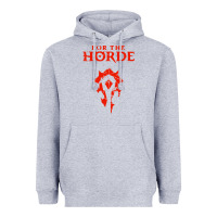 Heather Grey for the horde Heavyweight Hoodie - artisFamous