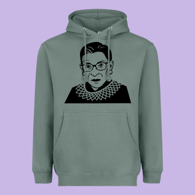 Ruth Bader Ginsburg Heavyweight Hoodie Designed By Artisfamous