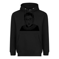 Black ruth bader ginsburg Heavyweight Hoodie - artisFamous