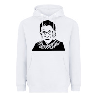 White ruth bader ginsburg Heavyweight Hoodie - artisFamous