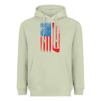 Matcha Golf with USA Flag Heavyweight Hoodie - artisFamous
