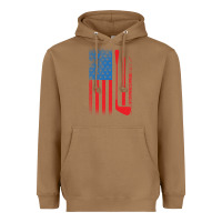 Toasted Coconut Golf with USA Flag Heavyweight Hoodie - artisFamous