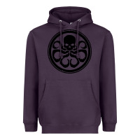 Plum hydra Heavyweight Hoodie - artisFamous