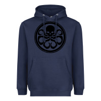 Navy hydra Heavyweight Hoodie - artisFamous
