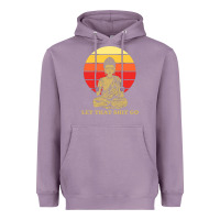 Lavender let that shit go buddha Heavyweight Hoodie - artisFamous