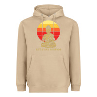 Mushroom let that shit go buddha Heavyweight Hoodie - artisFamous