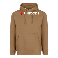 Toasted Coconut i � unicode Heavyweight Hoodie - artisFamous